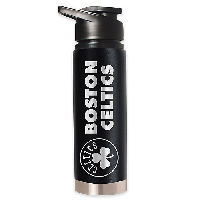 slide 1 of 1, NBA Boston Celtics Stealth Water Bottle - Black, 20 oz