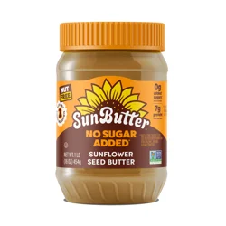 SunButter No Sugar Added Sunflower Seed Butter 16 oz
