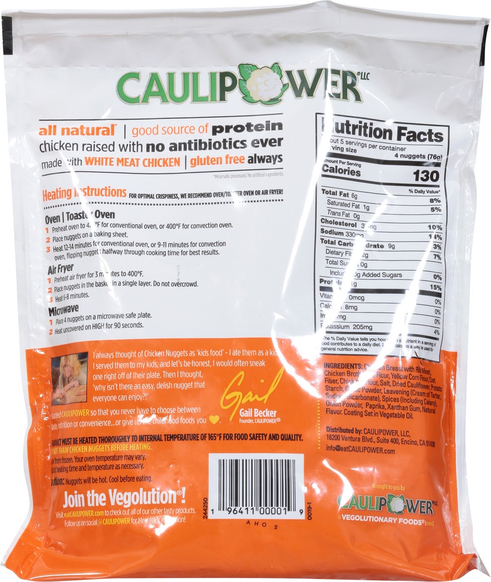 slide 11 of 11, Caulipower All Natural Chicken Nuggets, 14 oz