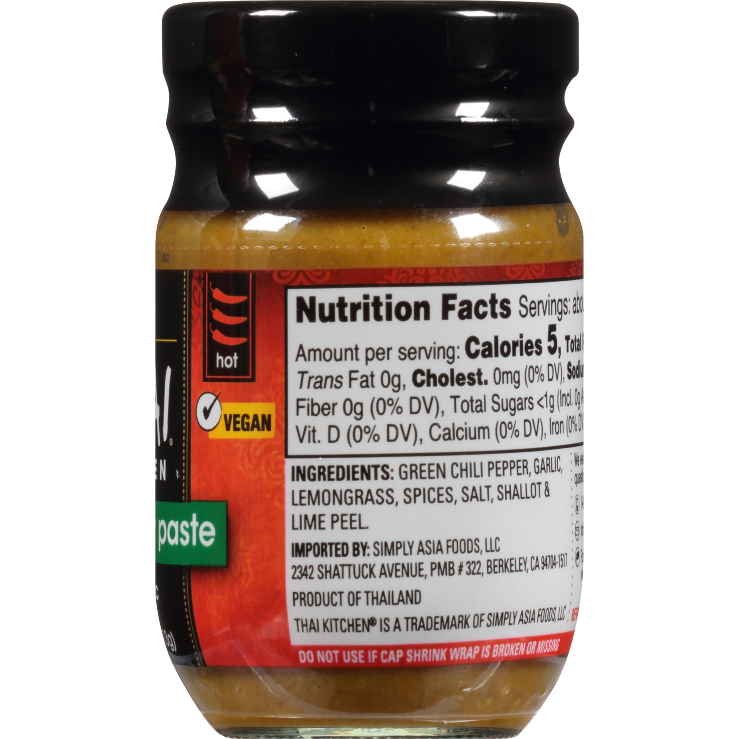 slide 5 of 6, Thai Kitchen Gluten Free Green Curry Paste, 4.0 oz, 4 oz