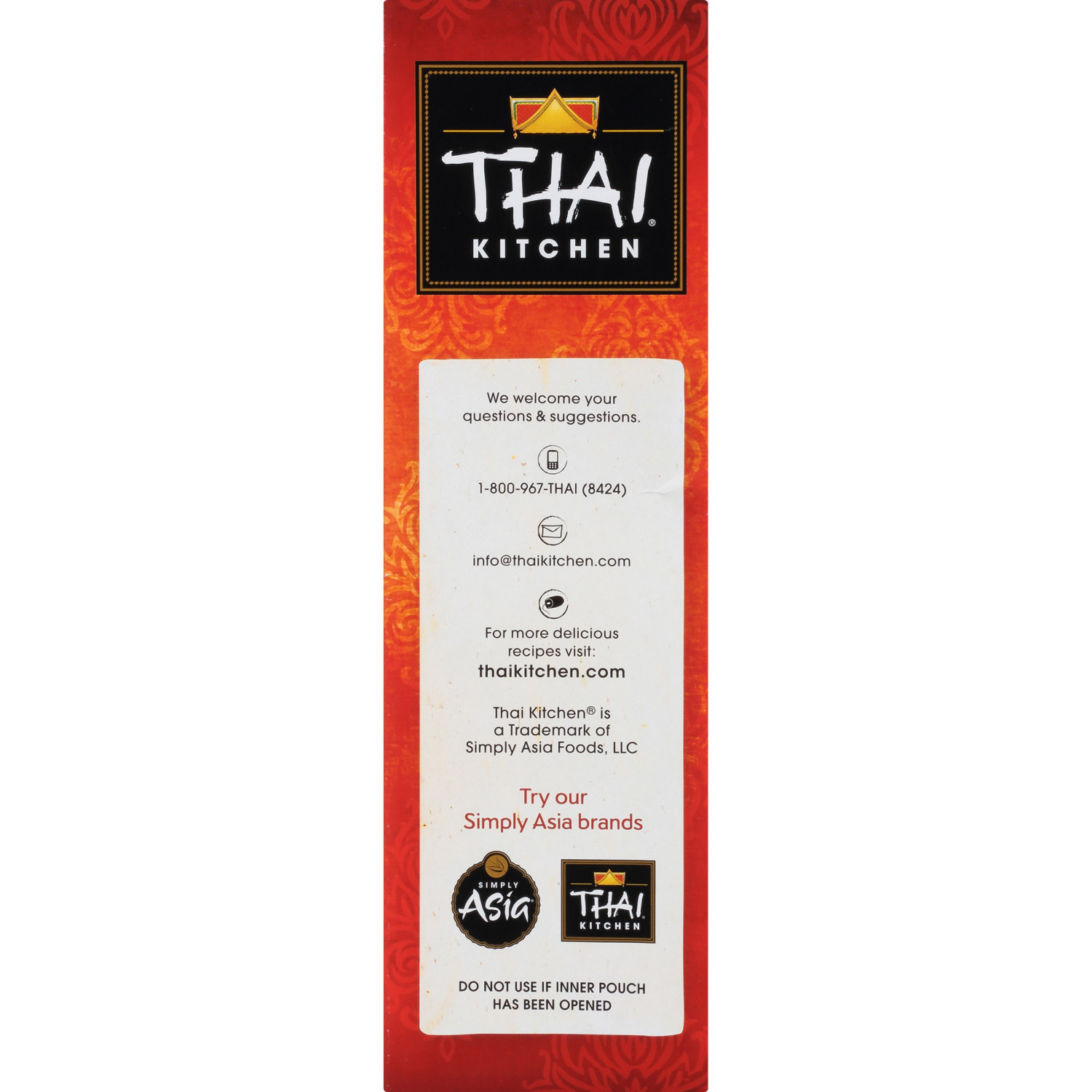 slide 2 of 8, Thai Kitchen Gluten Free Stir Fry Rice Noodles, 14 oz, 14 oz