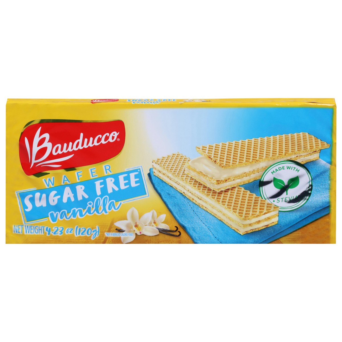 slide 1 of 9, Bauducco Sugar Free Vanilla Wafer 4.23 oz, 4.2 oz