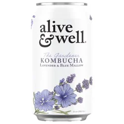 Alive & Well Lavender & Blue Mallow Kombucha