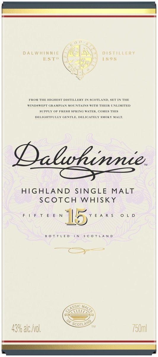 slide 1 of 11, Dalwhinnie Single Malt Scotch Whisky, 750 ml