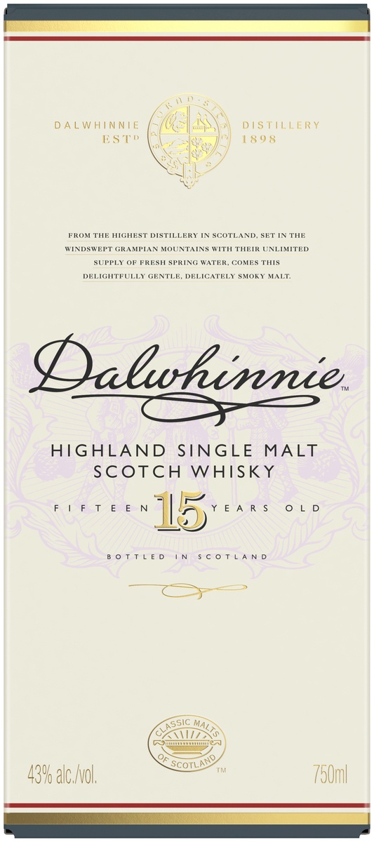 slide 6 of 6, Dalwhinnie Scotch 15 Year, 750 ml