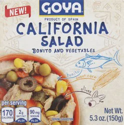 Goya Bonito Veg California Salad