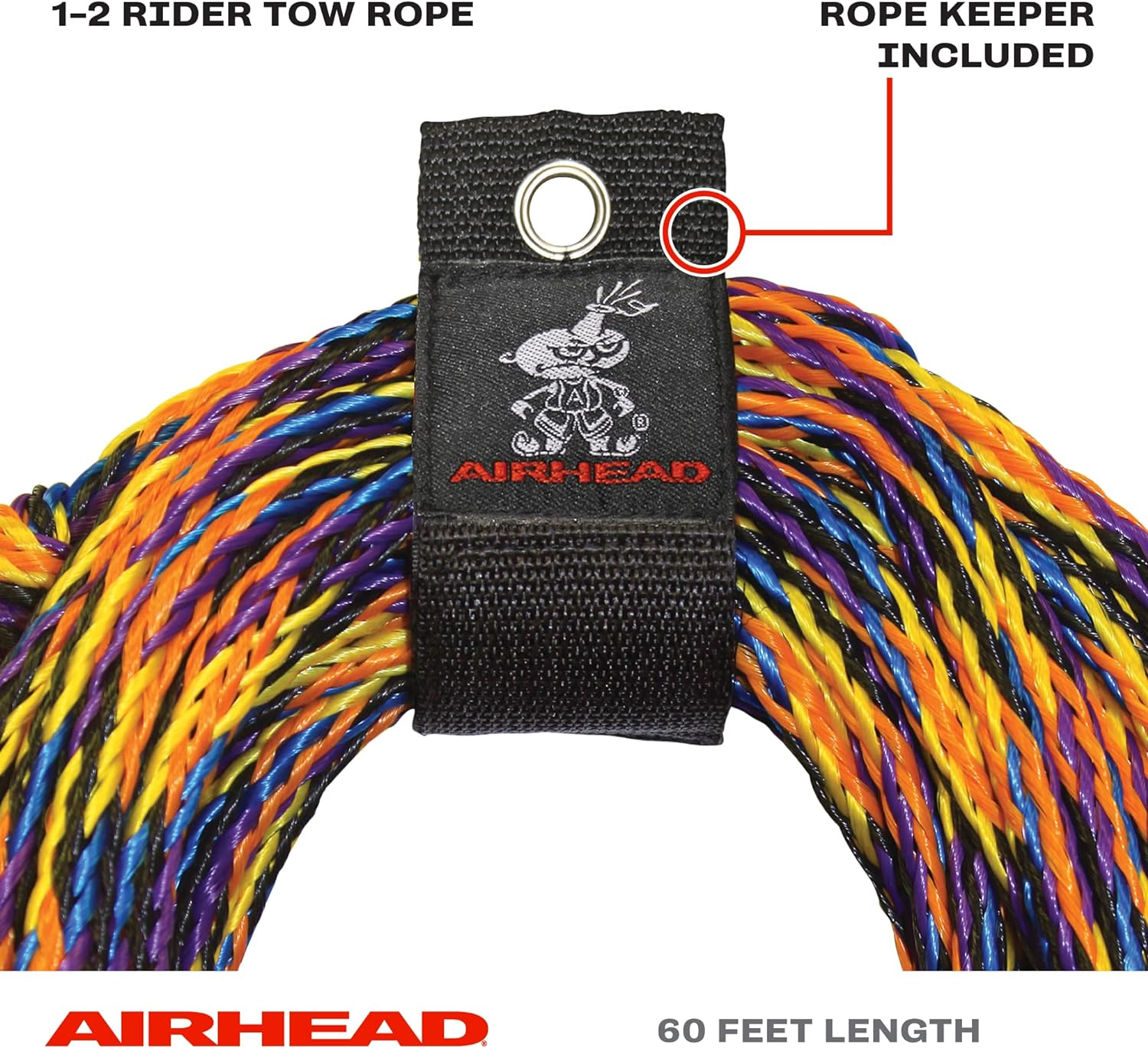 slide 4 of 6, AIRHEAD 2 Person Tube Rope, 1 ct