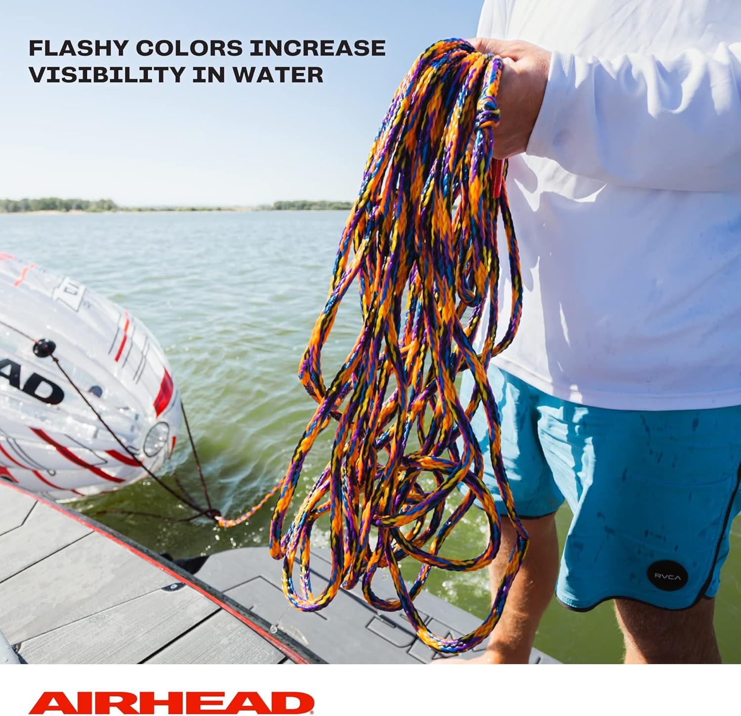 slide 5 of 6, AIRHEAD 2 Person Tube Rope, 1 ct