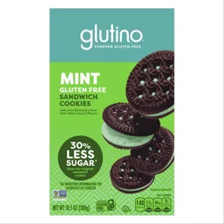 Glutino Sandwich Cookies, Gluten Free, Mint - 10.5 oz