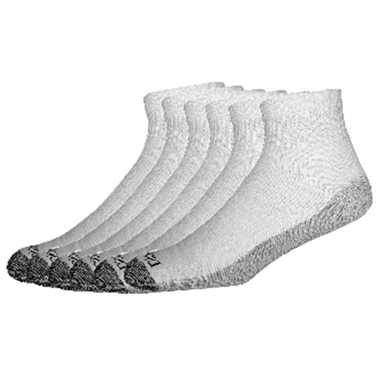 slide 1 of 1, Dickies Dri-Tech Comfort Moisture Control White Quarter Socks, Size 6-12, 6 pair