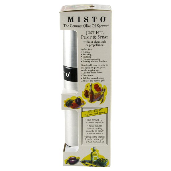 slide 12 of 21, Misto Aluminum Bottle Oil Sprayer, 1 ct