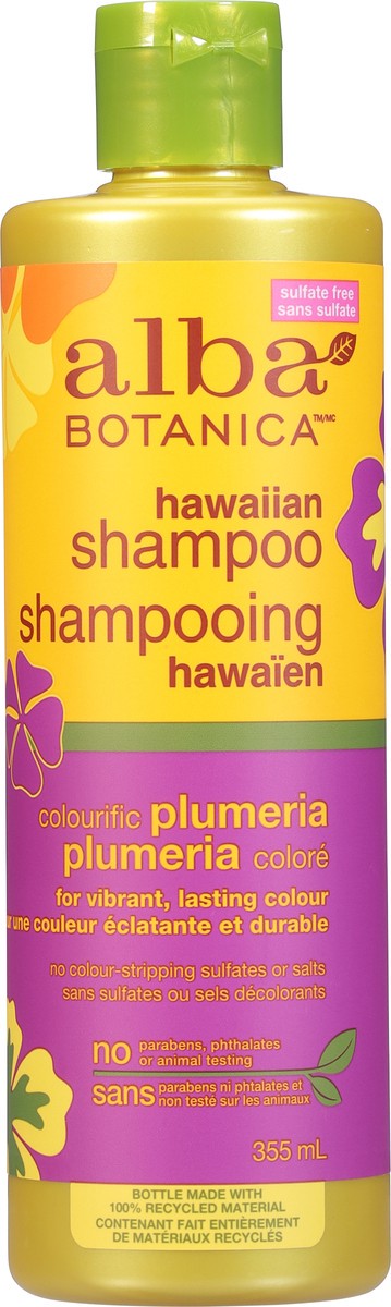 slide 4 of 7, Alba Botanica Colorific Plumeria Hawaiian Shampoo, 12 oz