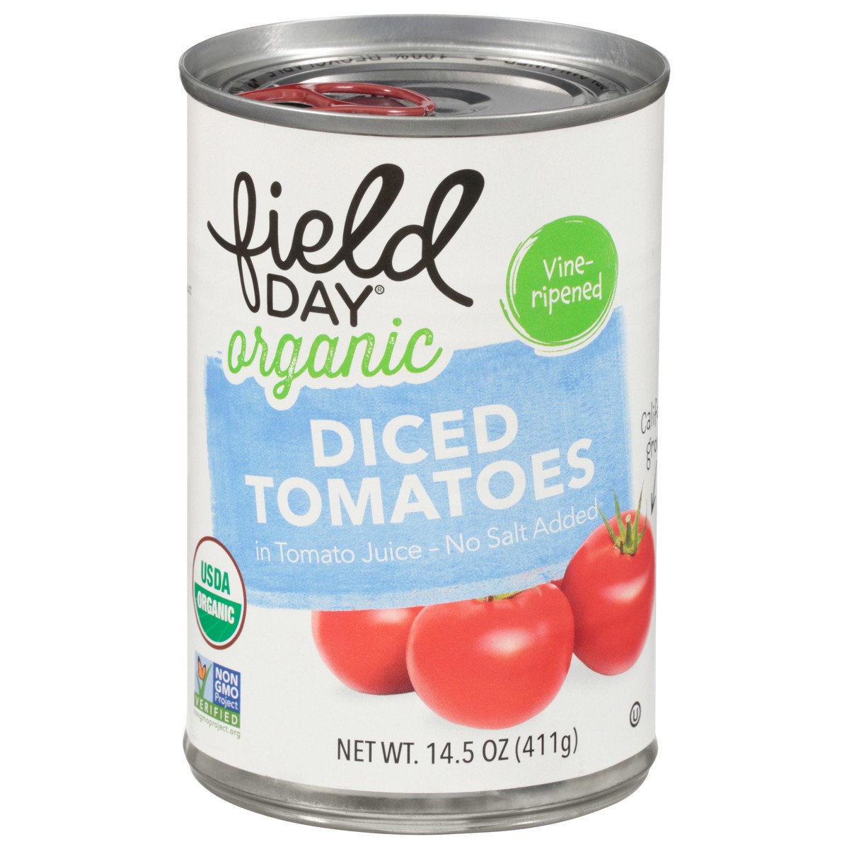 slide 12 of 14, Field Day Diced Organic Tomatoes 14.5 oz, 14.5 oz