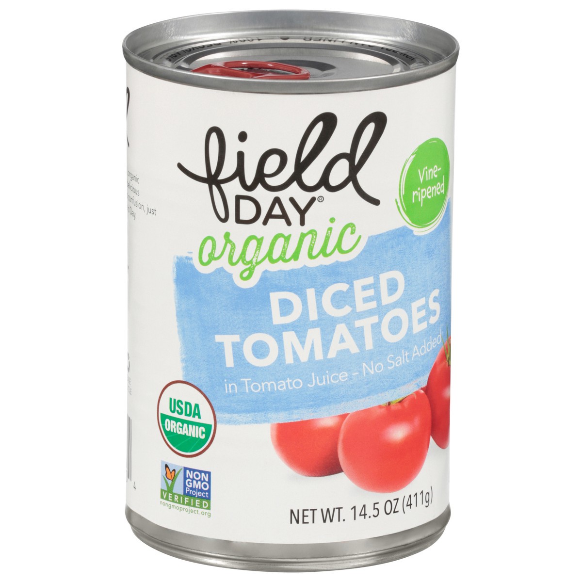 slide 7 of 14, Field Day Diced Organic Tomatoes 14.5 oz, 14.5 oz