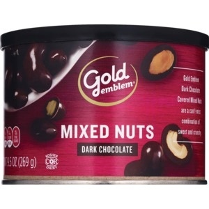 slide 1 of 1, Ge Dk Chocolate Covered Mixed Nuts, 1 ct