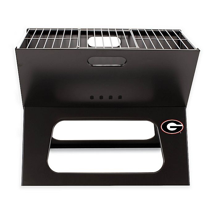 slide 1 of 3, NCAA X-Grill University of Georgia Folding Portable Grill, 1 ct