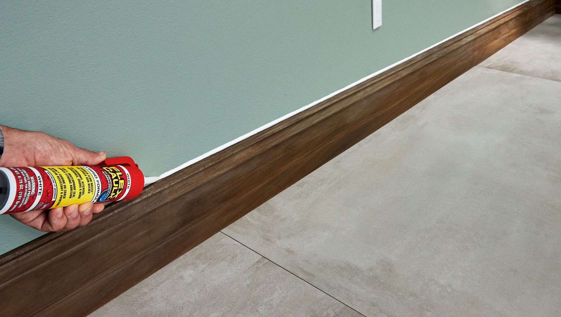 slide 6 of 6, Flex Shot Flex Caulk 9-oz White Paintable Advanced Sealant Caulk, 9 oz