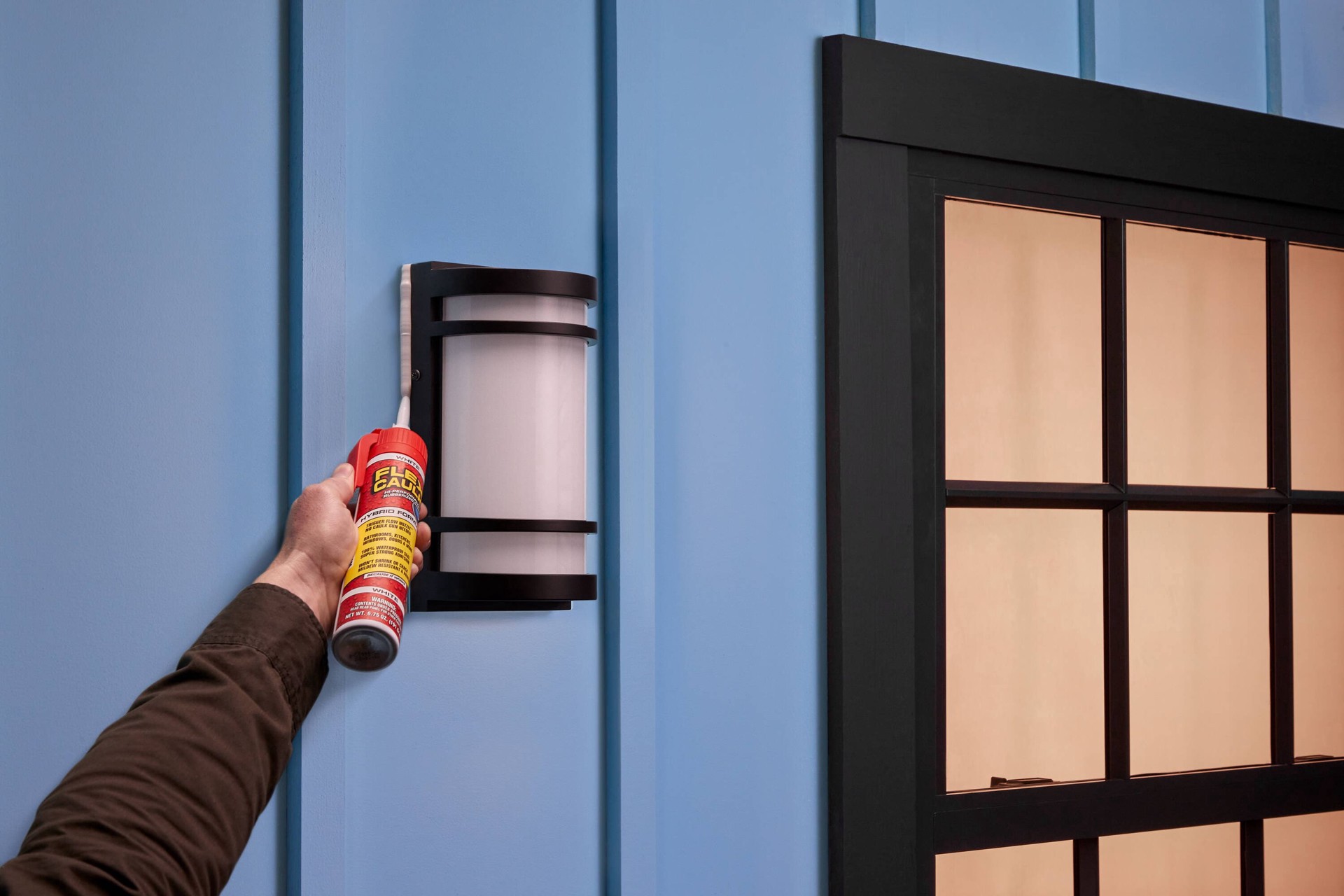 slide 4 of 6, Flex Shot Flex Caulk 9-oz White Paintable Advanced Sealant Caulk, 9 oz