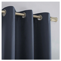 slide 4 of 5, Sun Zero Doret Blackout Panel Pair Navy 74x84", 1 ct