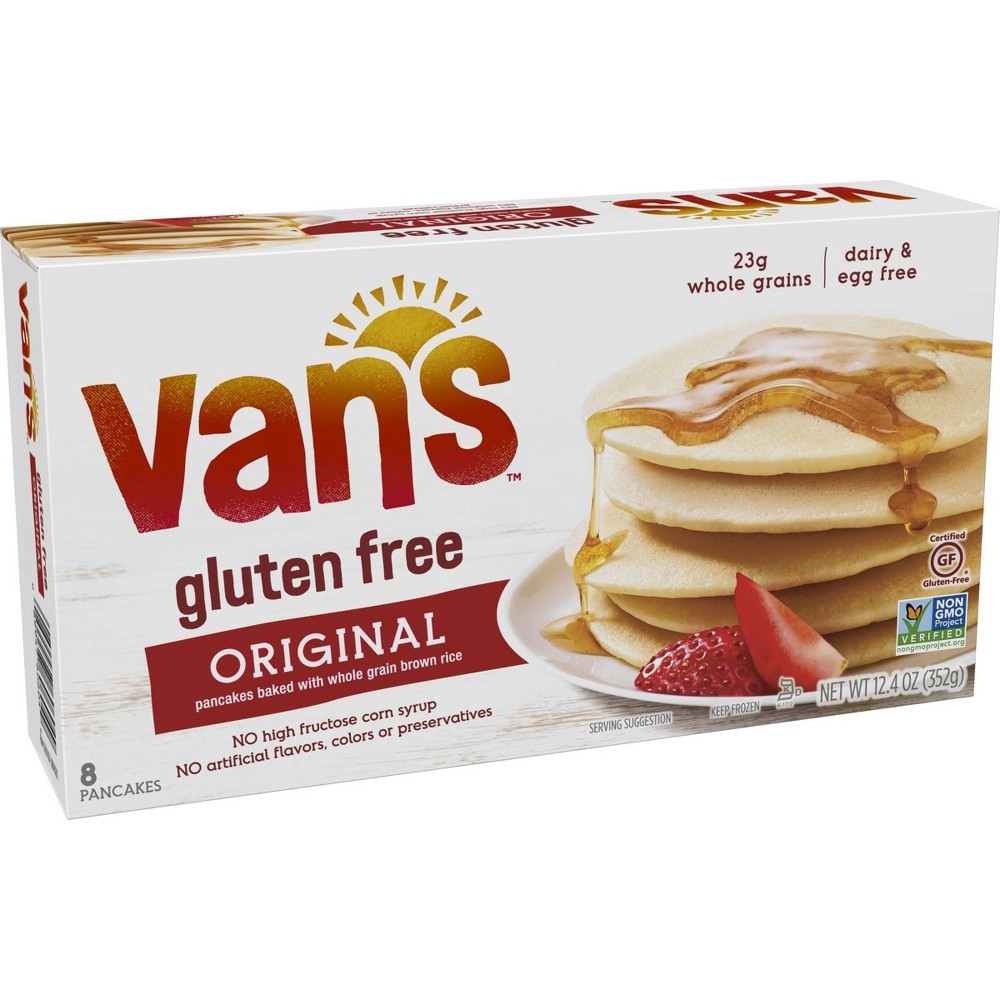 slide 5 of 6, Van's Frozen Pancake Gluten Free Original 12.3oz, 8 ct