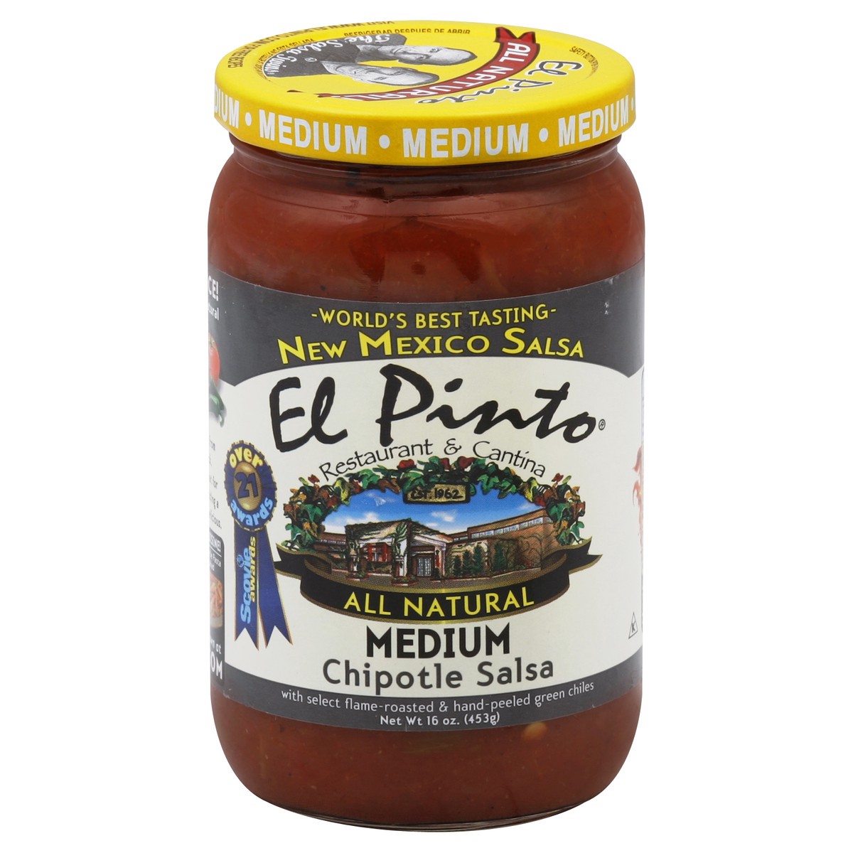 slide 2 of 2, El Pinto Salsa 16 oz, 16 oz