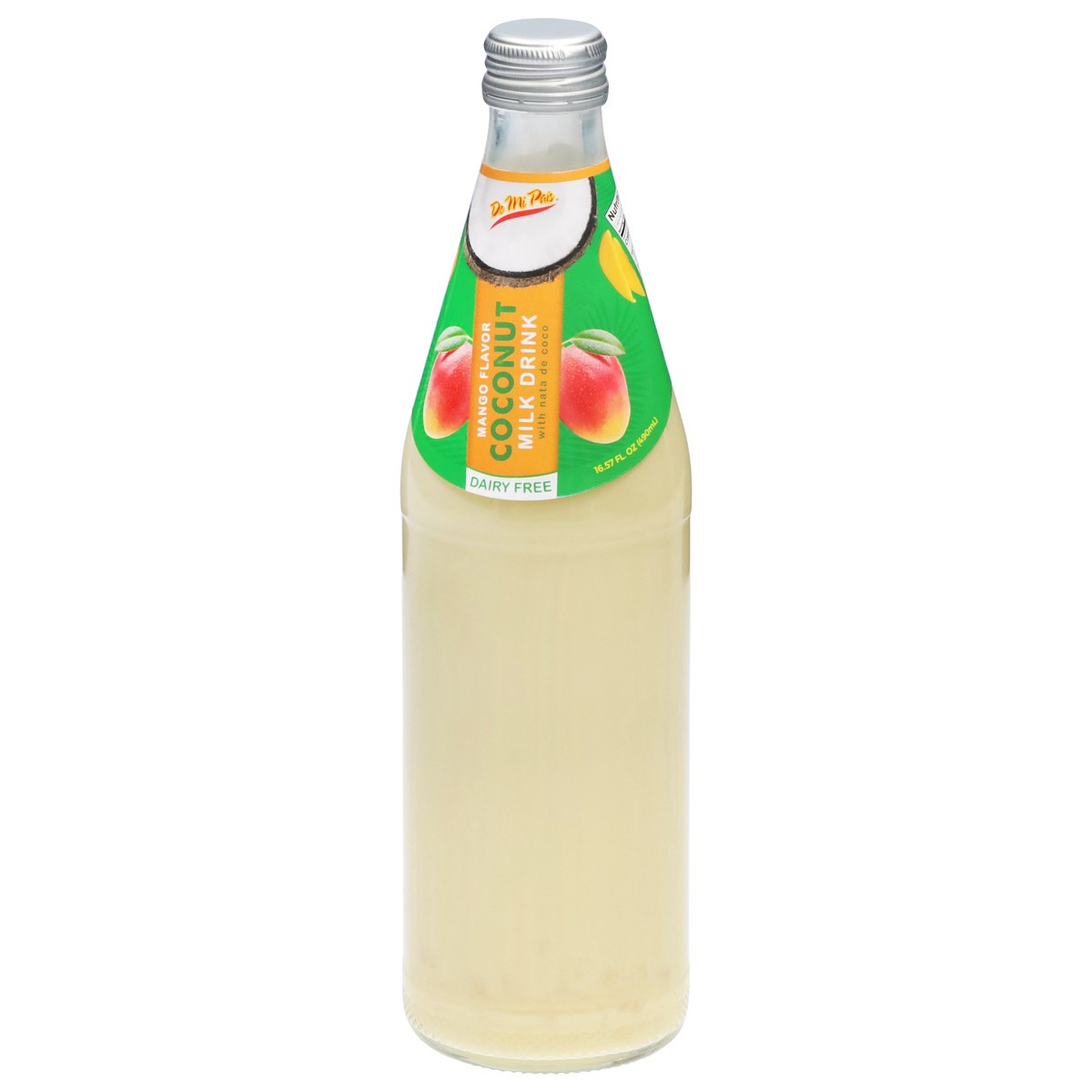 slide 10 of 13, De Mi Pais Mango Flavor Coconut Milk Drink with Nata De Coco 16.57 fl oz, 16.57 fl oz
