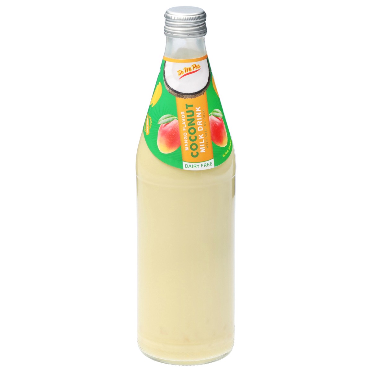 slide 9 of 13, De Mi Pais Mango Flavor Coconut Milk Drink with Nata De Coco 16.57 fl oz, 16.57 fl oz