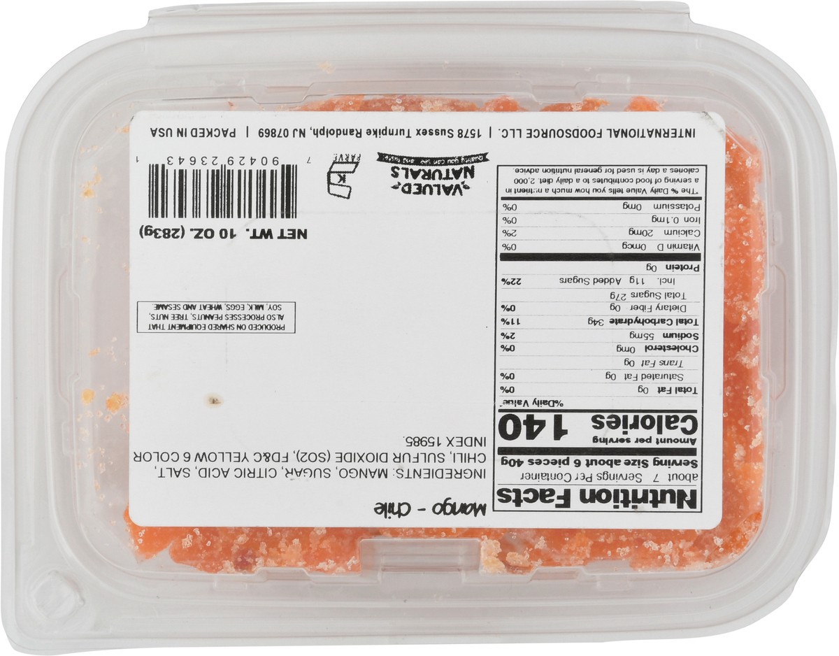 slide 13 of 13, Valued Naturals Chile Mango 10 oz, 10 oz