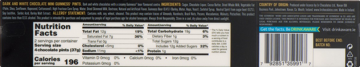 slide 4 of 13, Guinness Chocolate 2.2 oz, 2.2 oz