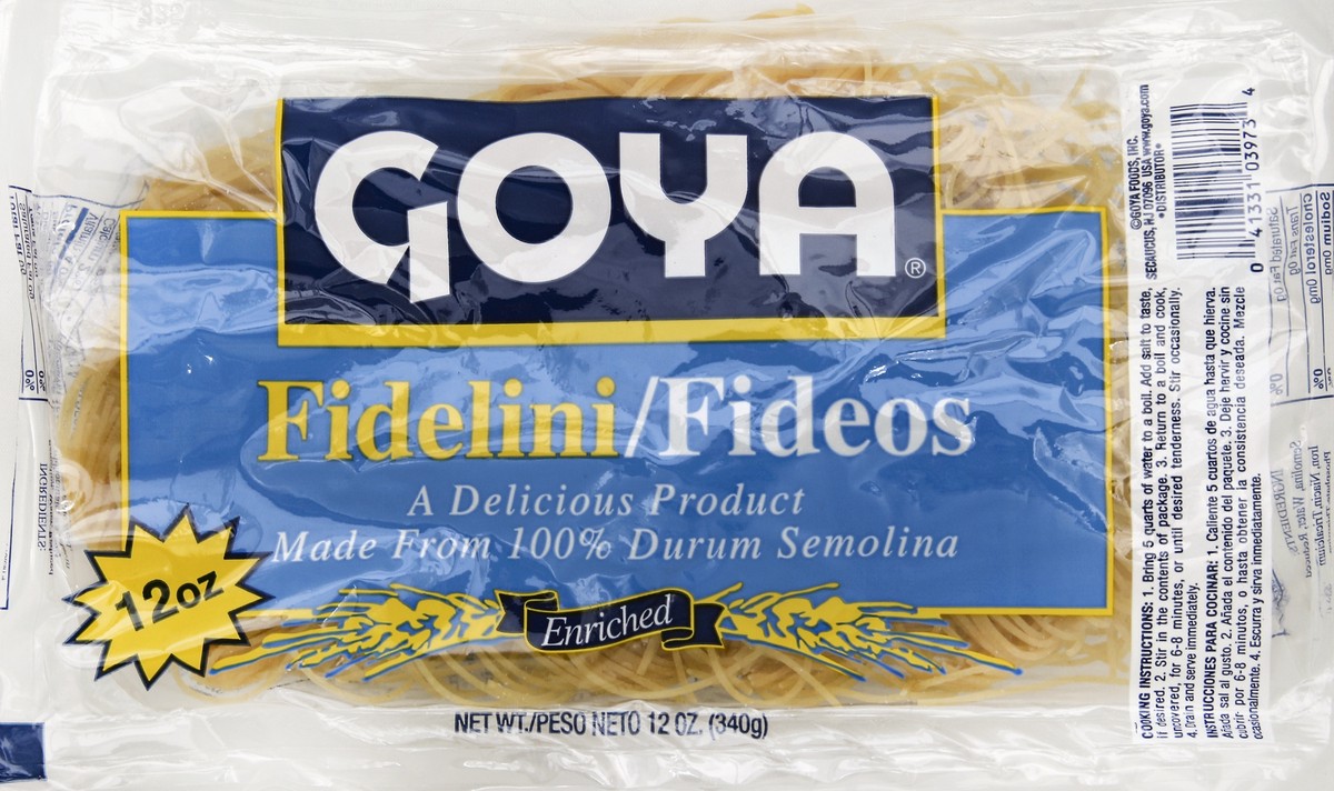 slide 1 of 5, Goya Fidelini 12 oz, 12 oz