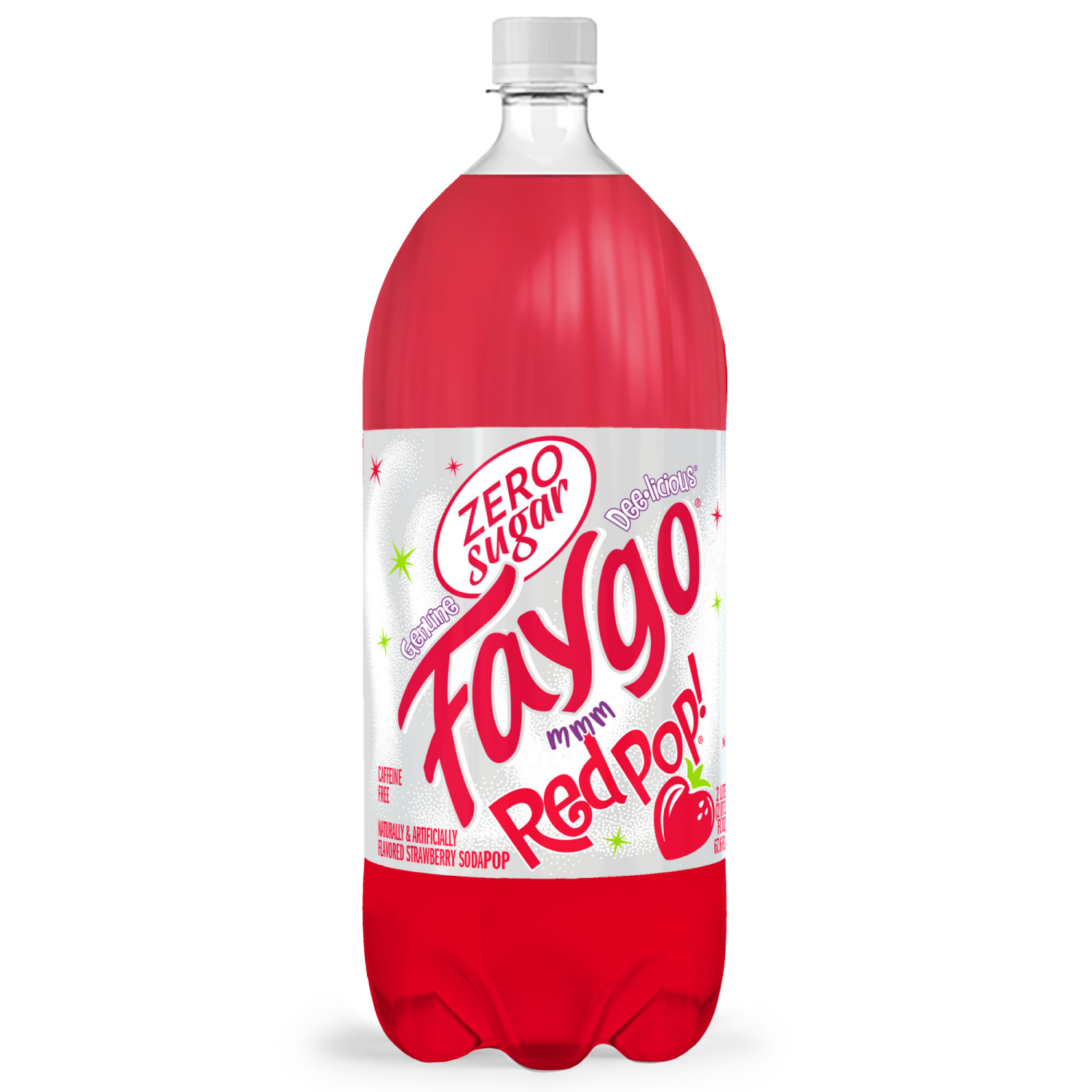 slide 1 of 13, Faygo Diet Red Pop, bottle- 2 liter, 2 liter