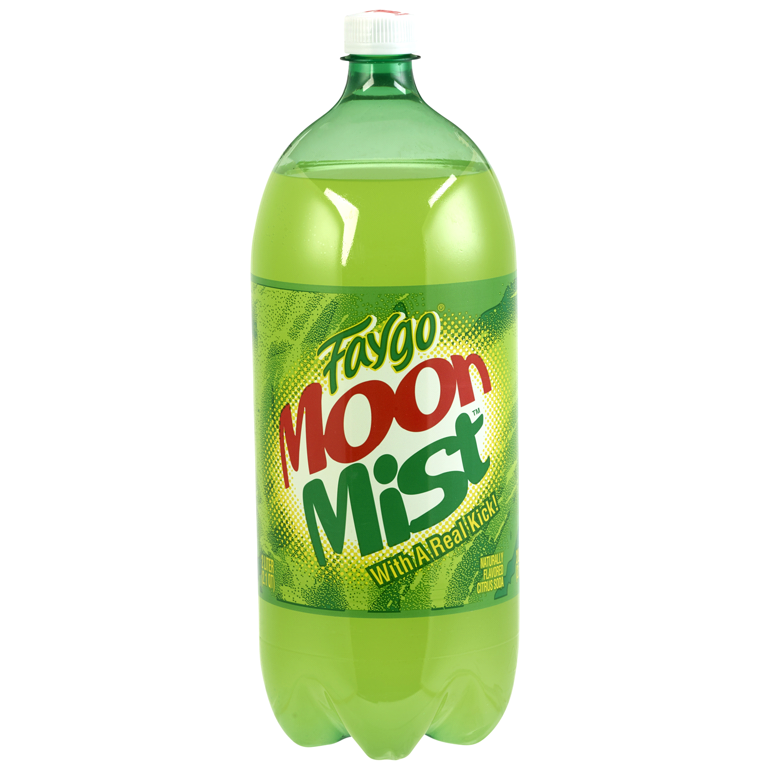 slide 1 of 2, Faygo Moon Mist Soda 2 l, 67.6 fl oz