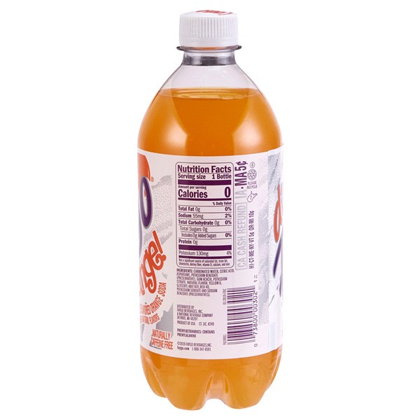 slide 3 of 5, Faygo Diet Orange bottle - 20 oz, 20 oz