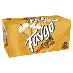 Faygo Creme Soda - 8 ct