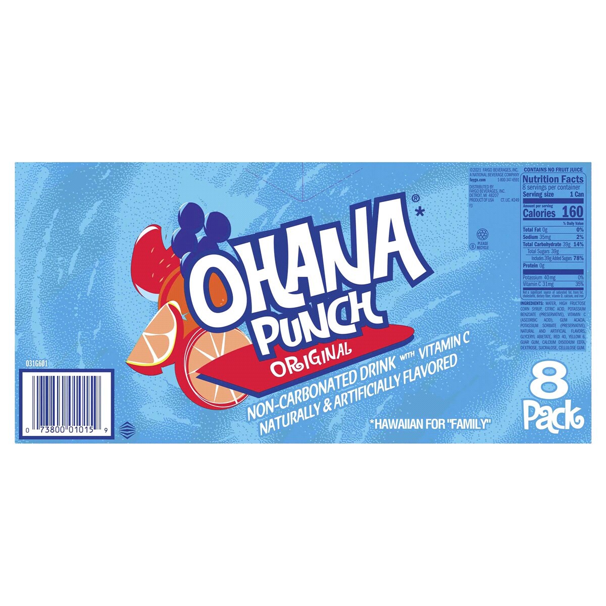 slide 2 of 2, Faygo Ohana Punch - 8 ct; 12 oz, 8 ct; 12 oz
