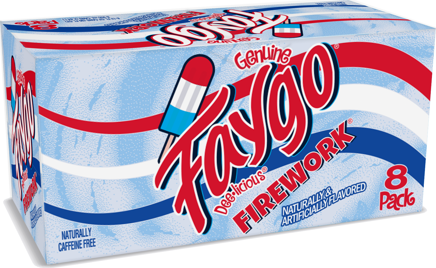 slide 1 of 5, Faygo Firework Soda 8 - 12 fl oz Cans, 8 ct; 12 oz