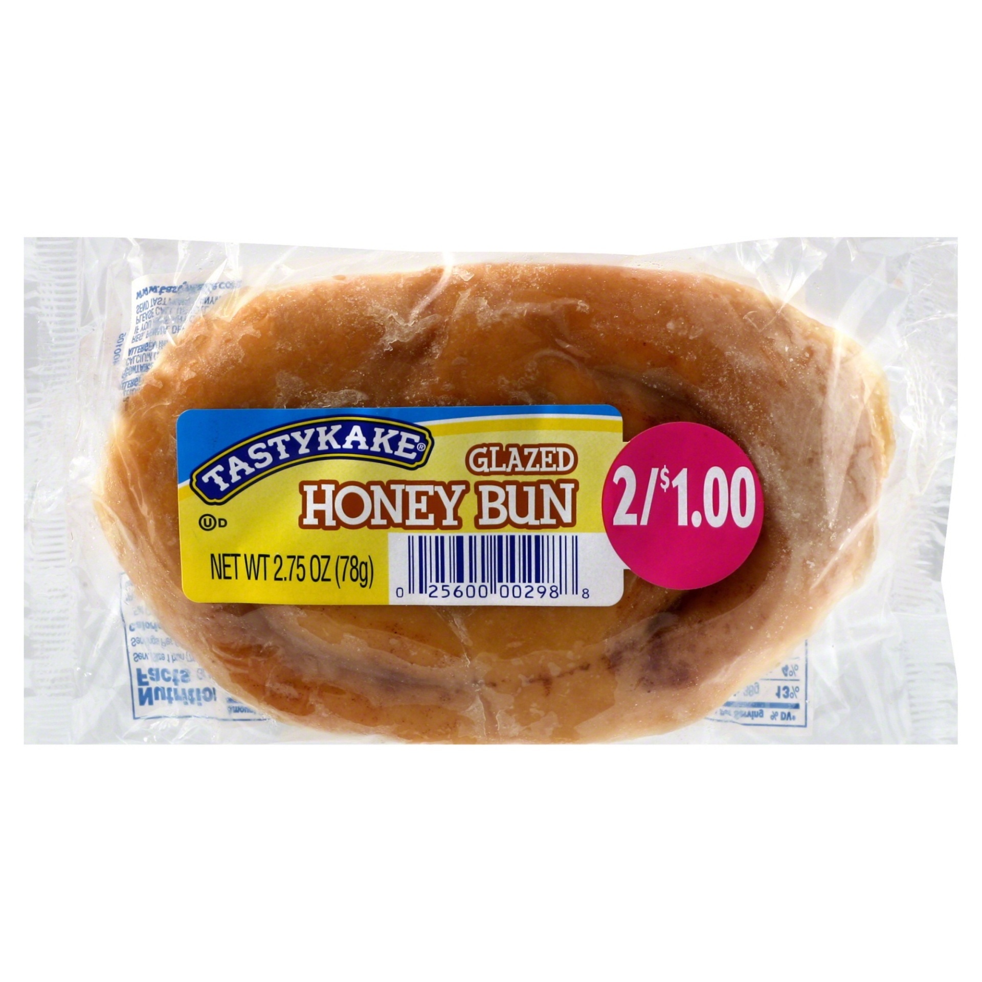 slide 1 of 1, Tastykake Honey Bun, Glazed, 2.5 oz