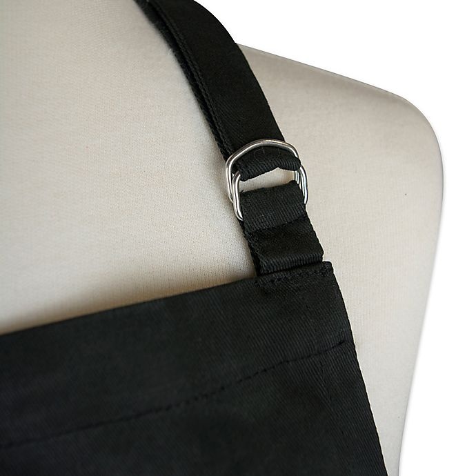 slide 3 of 7, Design Imports Chino Chef Apron - Black, 1 ct