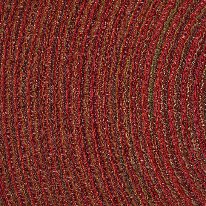 slide 4 of 5, Design Imports Variegated Placemats - Red, 6 ct