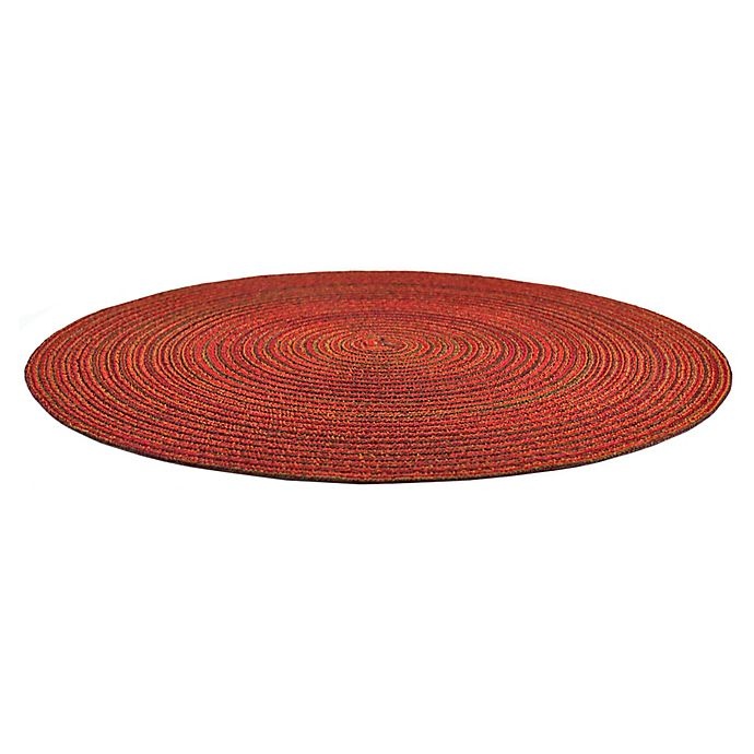 slide 5 of 5, Design Imports Variegated Placemats - Red, 6 ct