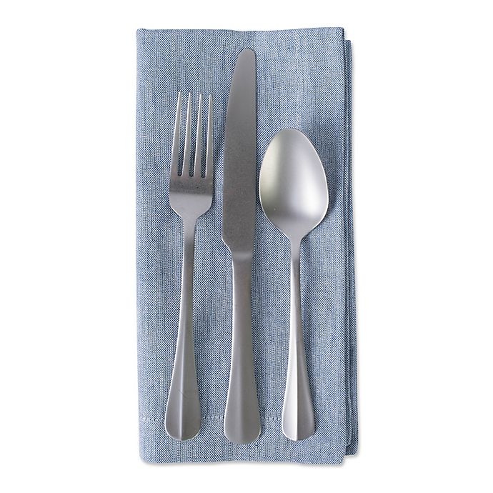 slide 2 of 5, Design Imports Chambray Napkins - Blue, 6 ct