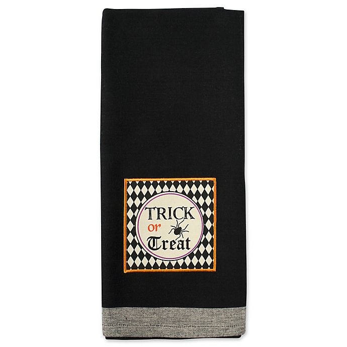 slide 5 of 10, DII All Hallows Eve" Halloween Kitchen Towels - Black", 3 ct