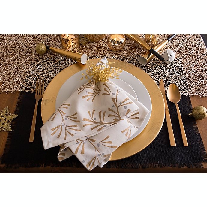 slide 2 of 5, DII Jute Placemats - Black, 6 ct
