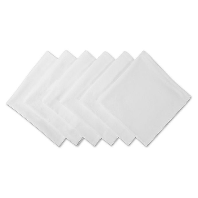 slide 1 of 5, Design Imports Basics Napkins - White, 6 ct