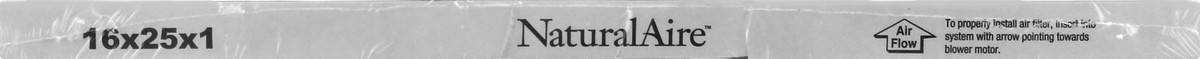 slide 3 of 8, NaturalAire 16 x 25 x 1 Odor Eliminator with Baking Soda Air Cleaning Filter 1 ea, 1 ct