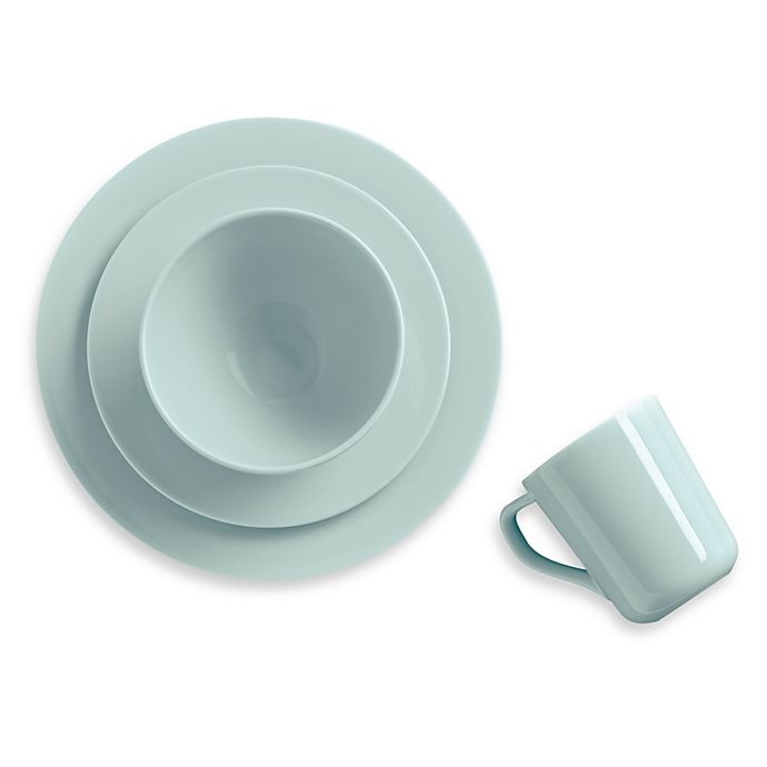 slide 1 of 1, Real Simple Place Setting - Seaglass, 4 ct