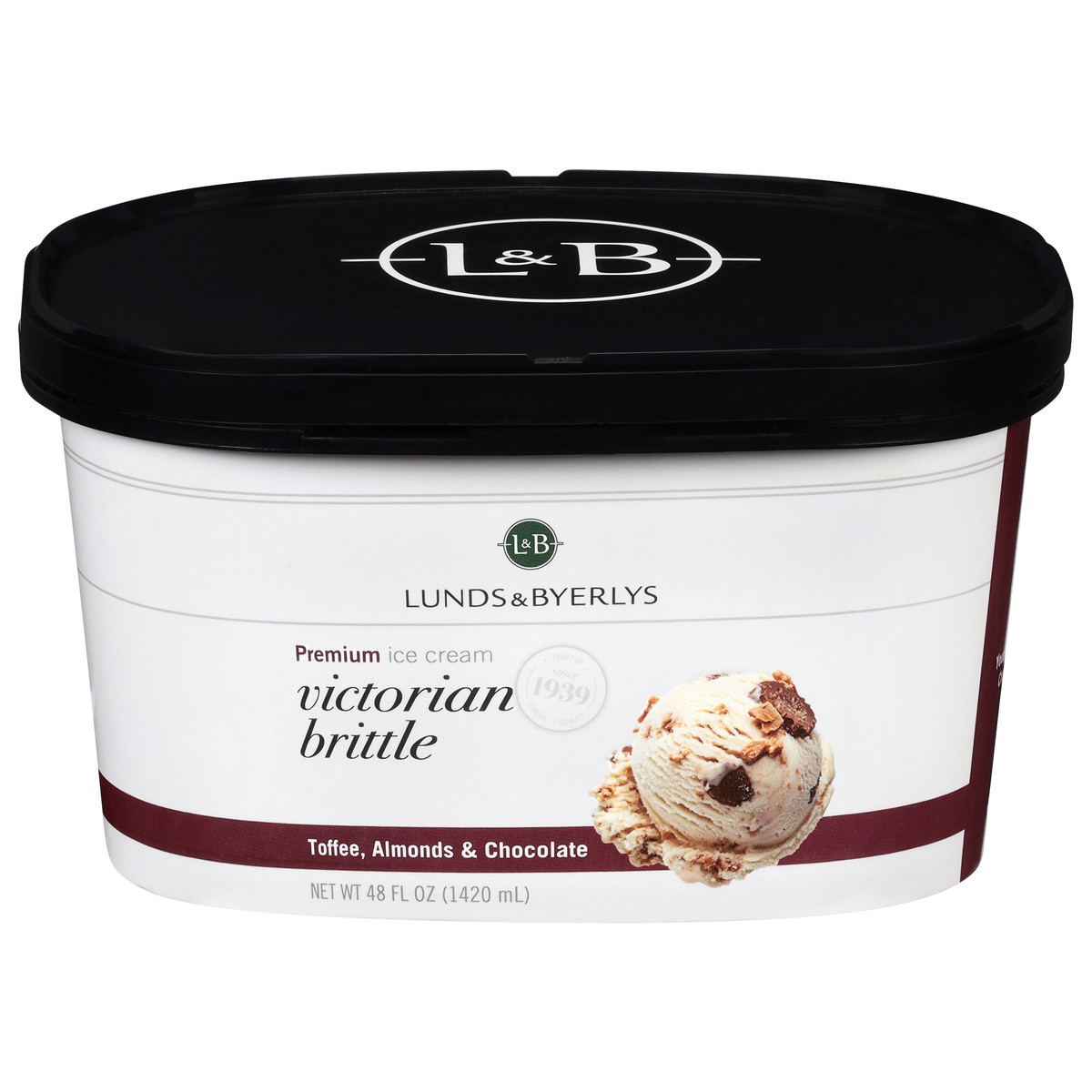 slide 2 of 4, Lunds & Byerlys Premium Victorian Brittle Ice Cream 48 fl oz, 48 fl oz