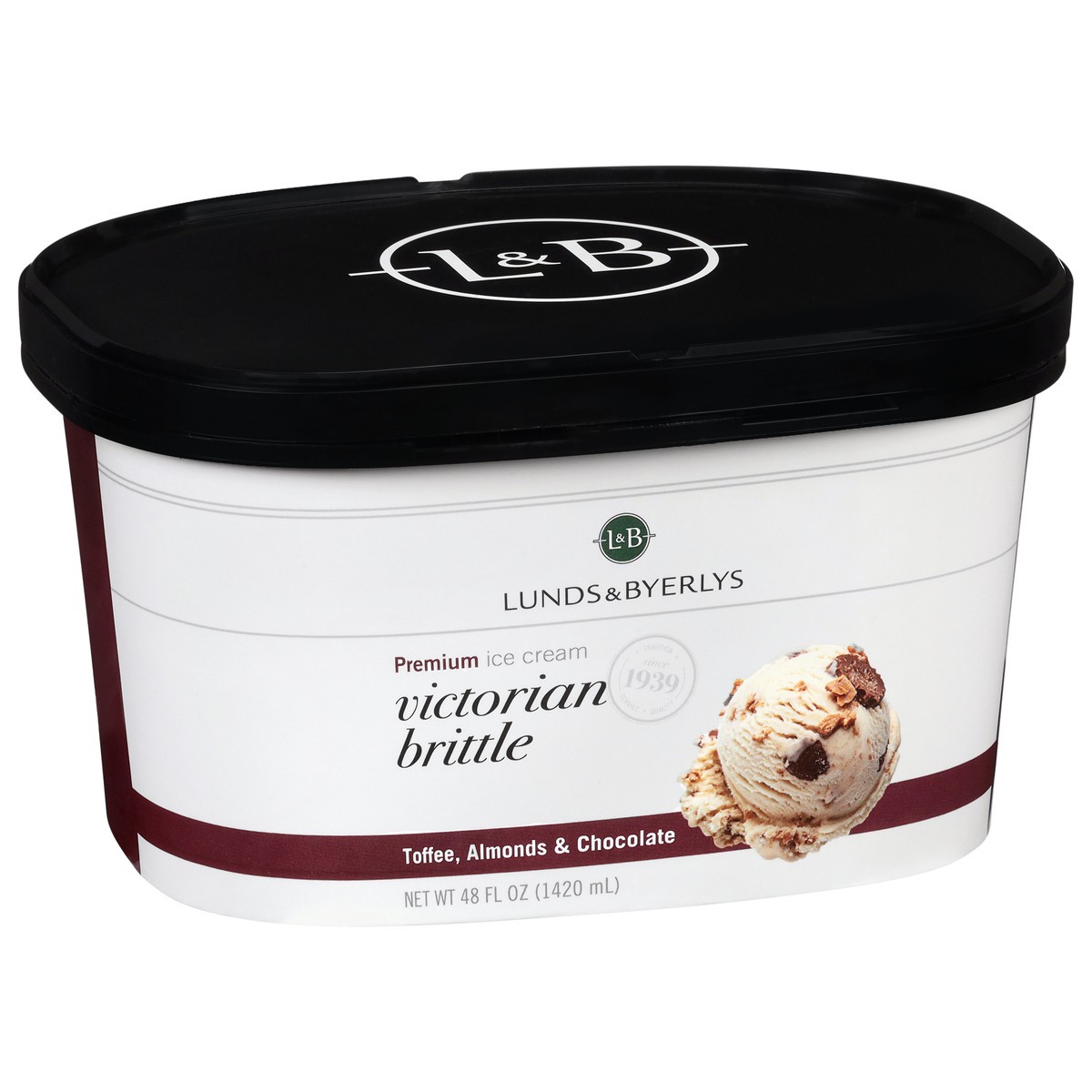 slide 3 of 4, Lunds & Byerlys Premium Victorian Brittle Ice Cream 48 fl oz, 48 fl oz