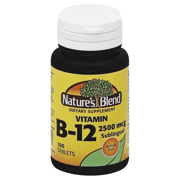slide 1 of 4, Nature's Blend Vitamin B12, 1 ct