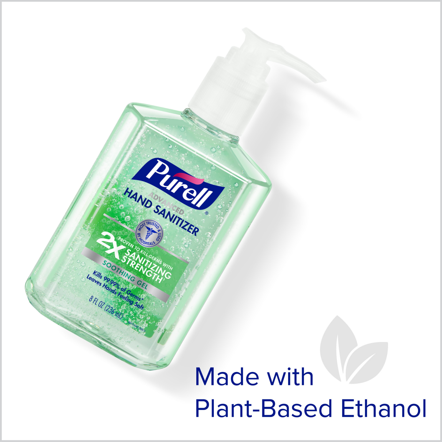 slide 4 of 4, PURELL Advanced Hand Sanitizer Soothing Gel, 8 fl oz Table Top Pump Bottle, 8 fl oz